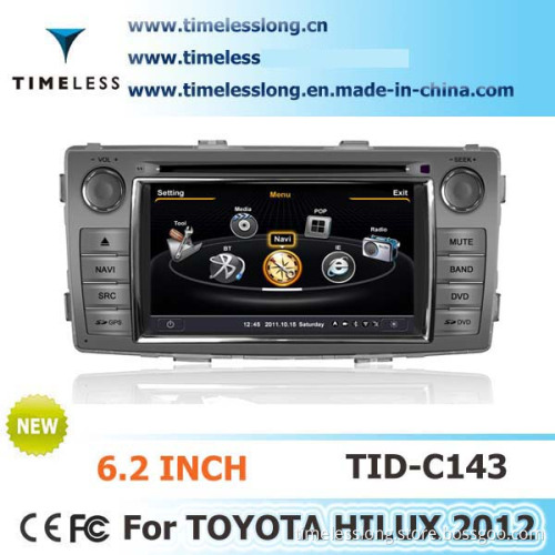 6.2 Inch Car DVD with GPS 20 Disc Memory Picture in Picture RDS for Toytoa Hilux 2012